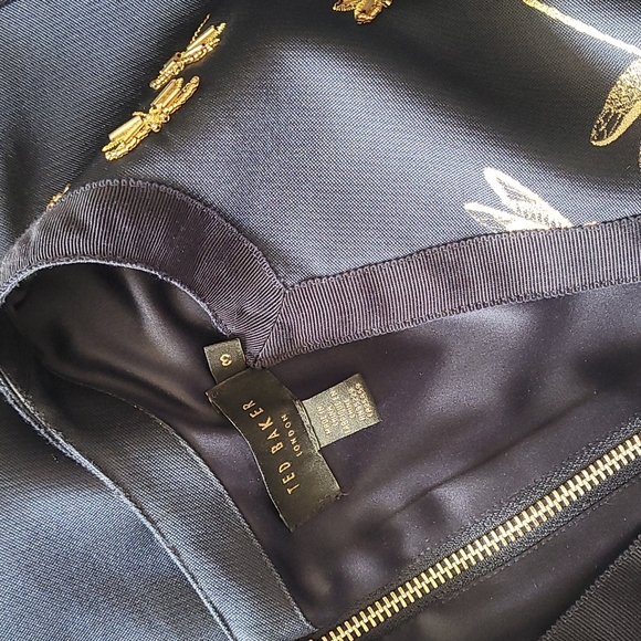 🍒EUC🍒 TED BAKER DRAGONFLY DRESS - Picture 13 of 16